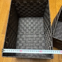収納カゴ　3個セットの画像
