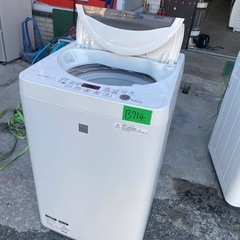 NO B714🌈福岡市内配送設置無料✨🌈洗濯機 シャープ 一人暮らし 4.5kg 風乾燥  ES-G4E3-KWの画像