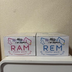 Re:ゼロから始める異世界生活 リゼロ レム ラム フィギュア もふもふの画像