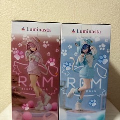 Re:ゼロから始める異世界生活 リゼロ レム ラム フィギュア もふもふの画像