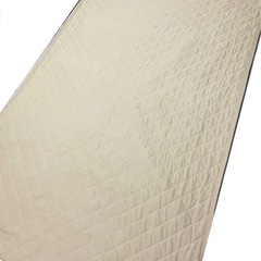 敷きパッド　シングル　リバーシブル　ベージュ系　接触冷感　ワッフル　の画像