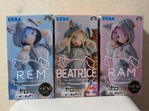 リゼロ レム ラム ベアトリス エミリア フィギュア 大量 まとめ売り 6体
