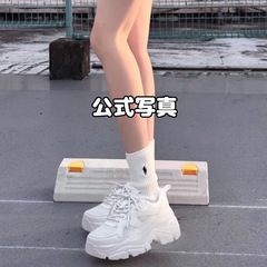 まとめ値引🉑GRL メッシュ厚底スニーカー 23.5の画像