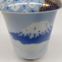 深川製磁 富士山 珠型組湯呑の画像