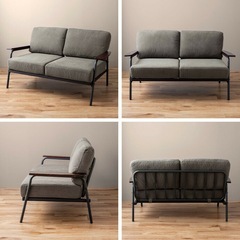 Basquiat🌿‬ 2人掛けソファ✨️
【コーデュロイ×天然木】 《幅135cm》の画像