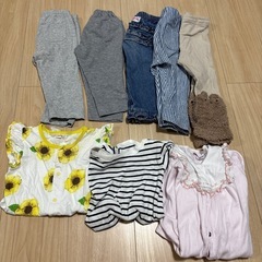 子ども服　80 90 女の子向けの画像