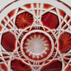 薩摩切子 猪口 薩摩びーどろ工芸作の画像