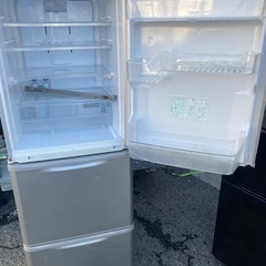 NO B720🌈福岡市内配送設置無料✨🌈シャープ 350L 3ドア冷蔵庫（シルバー系）SHARP どっちもドア SJ-WA35B-Sの画像