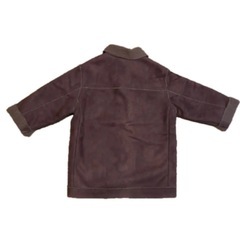 UNIQLO スウェード調コート 裏地ボア 110 アウター ムートンコート風の画像