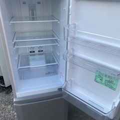 NO B708🌈福岡市内配送設置無料✨🌈MR-P17C-S 冷蔵庫 ピュアシルバー [168L /2ドア /右開きタイプ]の画像