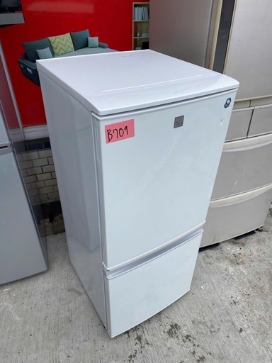 NO B709?福岡市内配送設置無料✨?シャープ 137L 2ドアノンフロン冷蔵庫 keyword キーワードホワイト SJ14E5K
