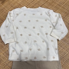 UNIQLO ユニクロ ディズニーフリースパジャマ プーさん 90cmの画像