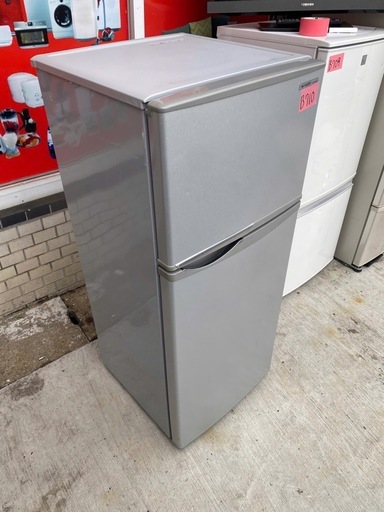 NO B710?福岡市内配送設置無料✨?シャープ SHARP 直冷式冷蔵庫 （118L・右開き） 2ドア シルバー系 SJ-H12W-