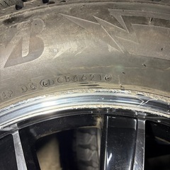 BS BRIDGESTONE BLIZZAK DM-V3 235/60R18 18インチ スタッドレス 4本 2021年製 バリ溝  レクサスNX/レクサスRX CR-V エクストレイル　ハリアー等の画像