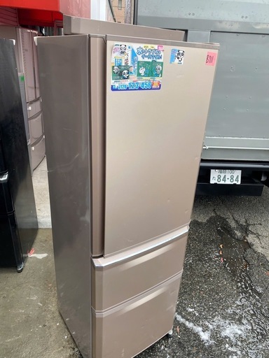 NO B711?福岡市内配送設置無料✨?MITSUBISHI(三菱)の3ドア冷蔵庫「MR-C37X-P」