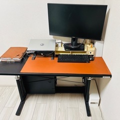 昇降デスク　　手動の画像