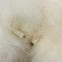 成人式　白いファーショールの画像