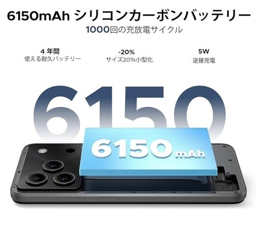 【新品未開封】DOOGEE Note56 Pro Android 16 スマホ SIMフリー 32GB+128GB 2TB拡張