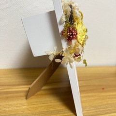 ドライフラワー写真立ての画像
