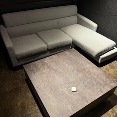 ニトリ　カウチソファ　2.3人掛けの画像