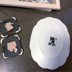 額縁　フォトフレーム　ホワイト　アンティーク　まとめ売り　レース　写真立ての画像