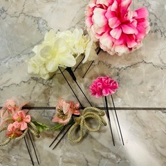 成人式・卒業式等お着物用　髪飾り④の画像