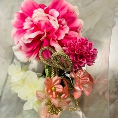 成人式・卒業式等お着物用　髪飾り④の画像