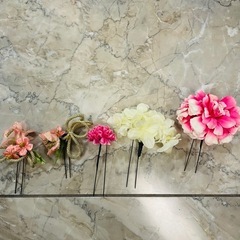 成人式・卒業式等お着物用　髪飾り④の画像