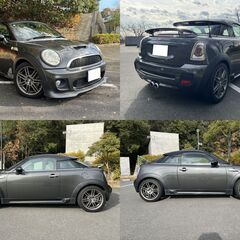 ミニクーペ クーパーS 車検付き JCWエアロ パドルシフト フロアMTモード 電動スポイラー 社外テール ETC ドラレコ コミコミ価格 下取り大歓迎の画像