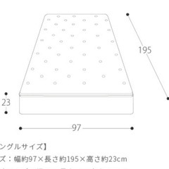 ベッドシングル差し上げますの画像