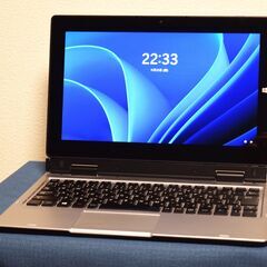 NEC2in1タブレットPC最新Windows11メモリ4GB高速SSD120GBWifi接続可能カメラ内蔵の画像