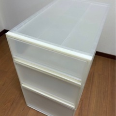 無印良品ポリプロピレン収納BOX３個セット
の画像