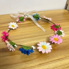 フラワーヘアアクセサリーの画像