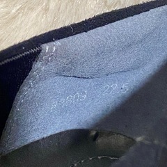 【新品未使用】 fitfit フィットフィット ウェッジパンプス 黒22.5㎝の画像