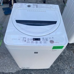 NO B714🌈福岡市内配送設置無料✨🌈洗濯機 シャープ 一人暮らし 4.5kg 風乾燥  ES-G4E3-KWの画像