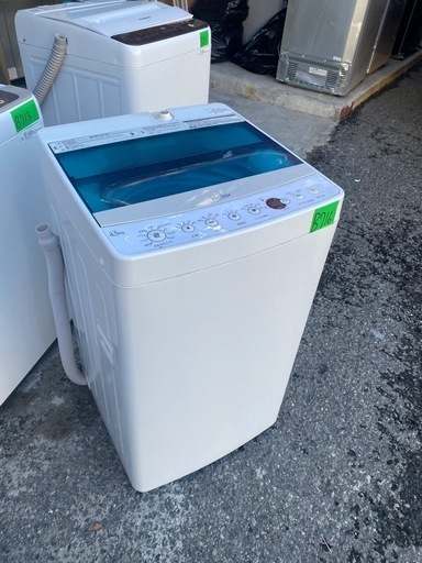 NO B716 福岡市内配送設置無料ハイアール 4.5kg 全自動洗濯機 配送