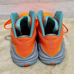 NIKE HYPERDUNK 2014 27cm オレンジ 水色 バッシュの画像