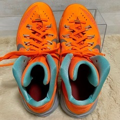 NIKE HYPERDUNK 2014 27cm オレンジ 水色 バッシュの画像