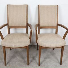 『HIDA』飛騨産業 キツツキ アームチェア ダイニングチェア 食卓チェア リビングチェア チェア 椅子 イス 2脚セット RWcha129の画像