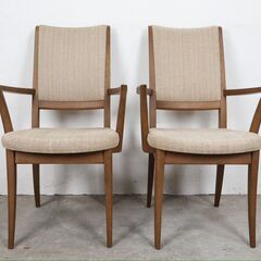 『HIDA』飛騨産業 キツツキ アームチェア ダイニングチェア 食卓チェア リビングチェア チェア 椅子 イス 2脚セット RWcha129の画像