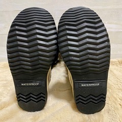 SOREL ソレル スノーブーツ 黒 23cm ファー 防水 雪道対応の画像