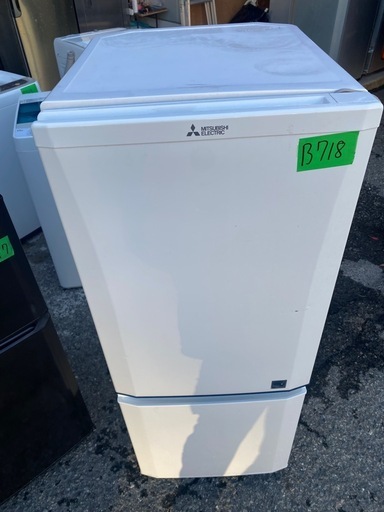 NO B718福岡市内配送設置無料MITSUBISHI(三菱)MR-P15EY-KB 2ドア冷蔵庫 