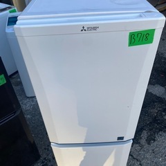 NO B718🌈福岡市内配送設置無料✨🌈MITSUBISHI(三菱)MR-P15EY-KB 2ドア冷蔵庫の画像