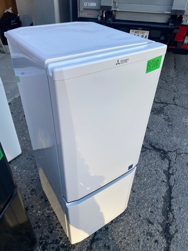 NO B718?福岡市内配送設置無料✨?MITSUBISHI(三菱)MR-P15EY-KB 2ドア冷蔵庫