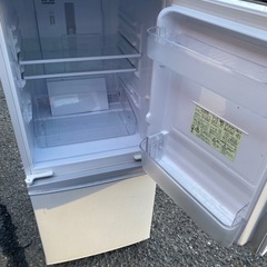 NO B719🌈福岡市内配送設置無料✨🌈冷蔵庫/137L/SHARP/シャープ/SJ-14E4-KWの画像