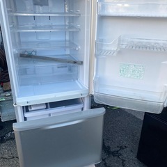 NO B720🌈福岡市内配送設置無料✨🌈シャープ 350L 3ドア冷蔵庫（シルバー系）SHARP どっちもドア SJ-WA35B-Sの画像