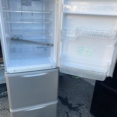 NO B720🌈福岡市内配送設置無料✨🌈シャープ 350L 3ドア冷蔵庫（シルバー系）SHARP どっちもドア SJ-WA35B-Sの画像