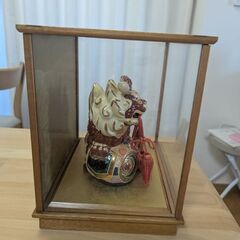 九谷焼★魔除獅子ケース付の画像