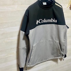 コロンビア ビッグロゴ クルーネック スウェット M オムニウィンドゥの画像