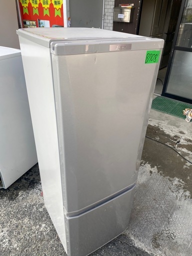 NO B708?福岡市内配送設置無料✨?MR-P17C-S 冷蔵庫 ピュアシルバー [168L /2ドア /右開きタイプ]